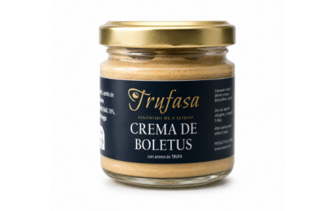 Crema de boletus y trufa